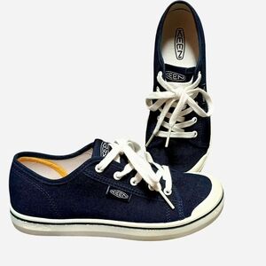 Keen Navy Sneakers with White Laces